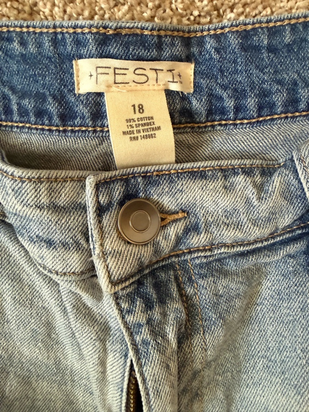 FESTI Baggy Denim Shorts - Picture 2 of 5